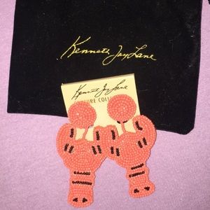 Kenneth Jane lane corral lobster clip earrings